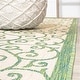 preview thumbnail 24 of 161, JONATHAN Y Ourika Vintage Filigree Textured Weave Indoor/Outdoor Area Rug