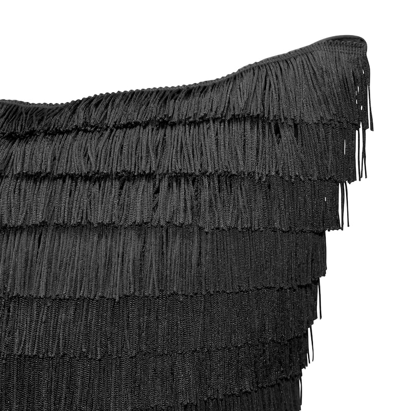 Edie At Home Gatsby Fringe Decorative Throw Pillow
