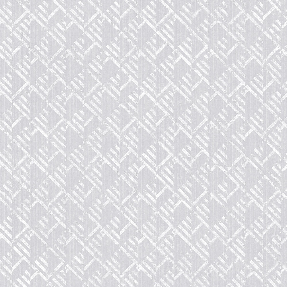 Galerie Wallcoverings TexStyle Collection Geometric Block Flock Non-woven Metallic Wallpaper Roll