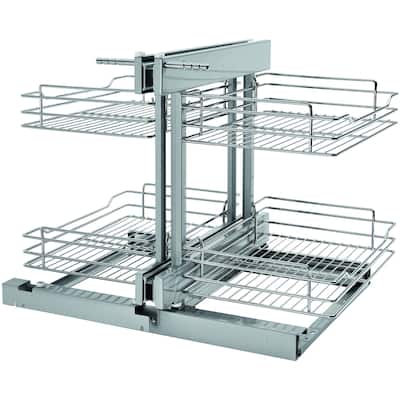 Rev-A-Shelf 5PSP Series Pull Out 2 Tier Blind Corner Kitchen Cabinet