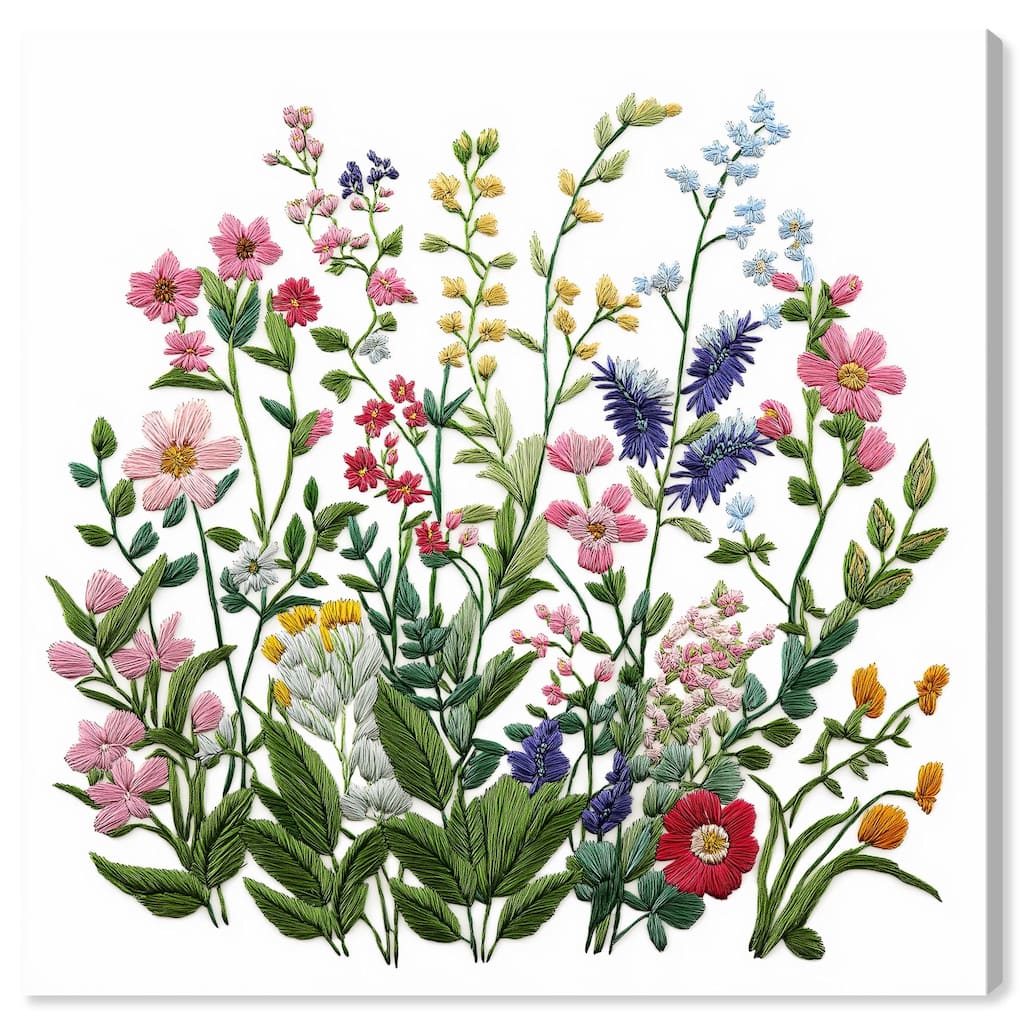 Wildflower Patch II Canvas by Art Remedy, Gallery Wrapped