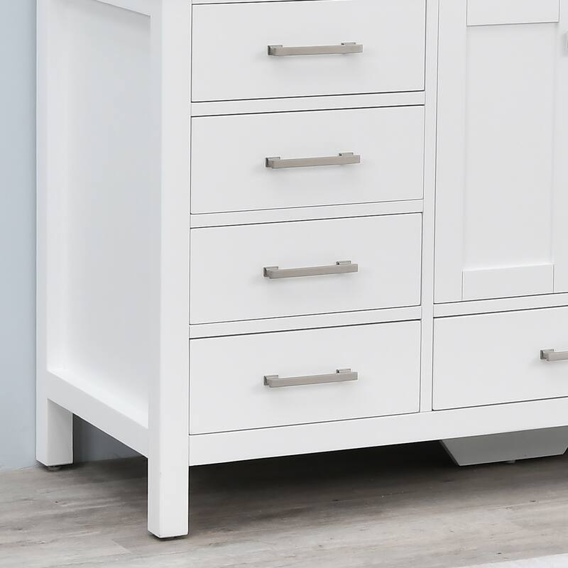 PROOX 60 in. W x 22in.D Freestanding Bath Vanity Engineered Top Single Rectangular Sink