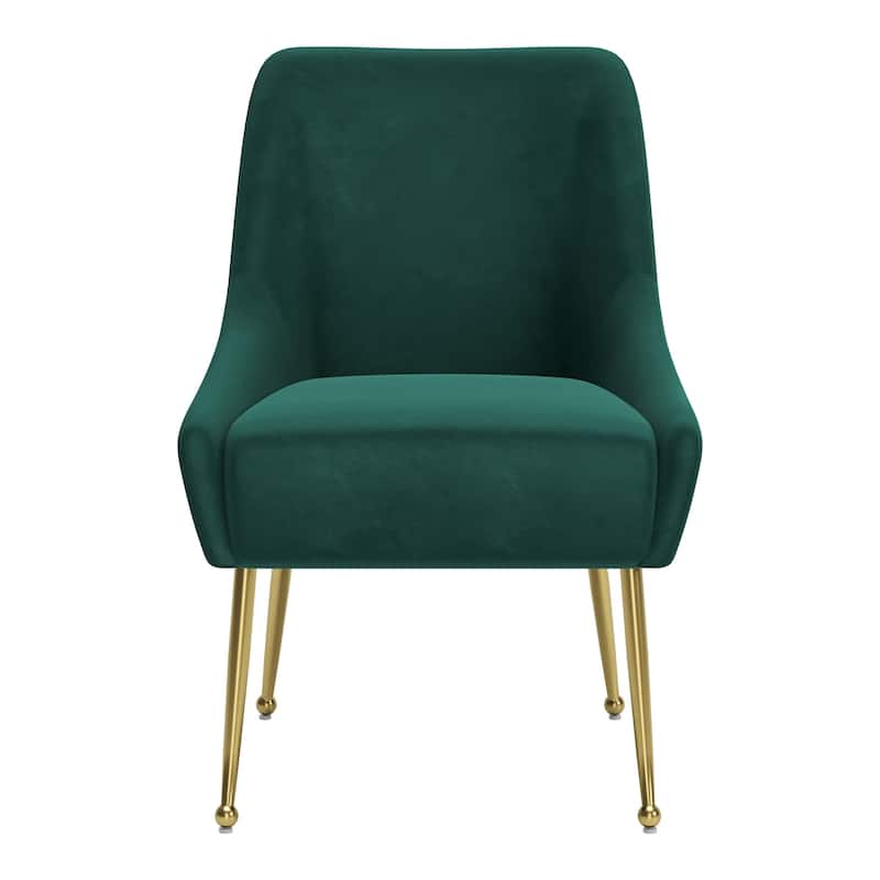 Maxine Dining Chair Gray & Gold