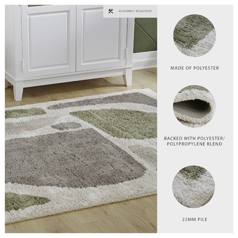 Signature Design by Ashley Anburgh Green/Gray Rug