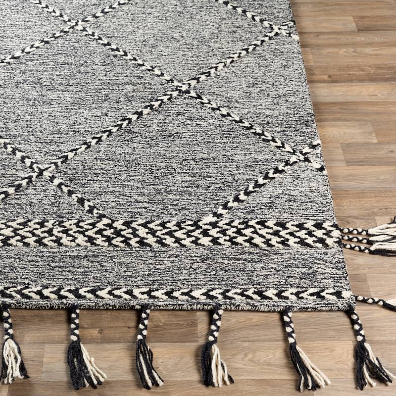 Artistic Weavers Loren Boho Tassel Handmade Wool Area Rug
