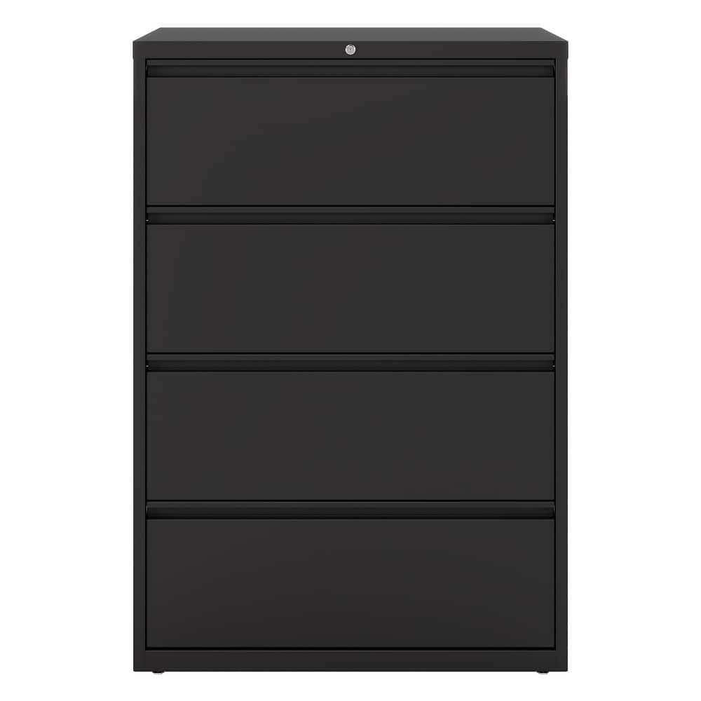 Hirsh 36-in Wide HL10000 Series 4 Drawer Lateral File Cabinet, White