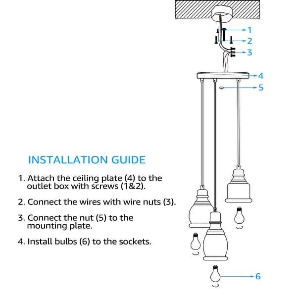 Shop 3 Light Pendant Light Smoked Black Globe Glass With