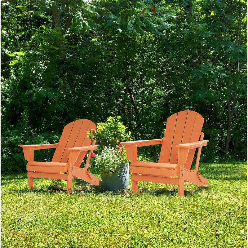 Poly Outdoor Adirondack Chair - Foldable All Weather