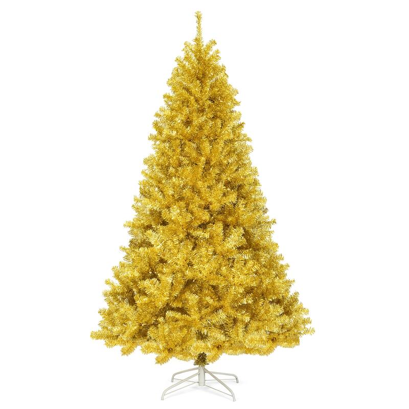 6FT/7.5FT Artificial Christmas Tree with PVC Needles and Metal Stand - 7.5 Foot