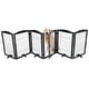 preview thumbnail 1 of 13, PETMAKER 6-Panel Foldable Pet Gate - N/A Black