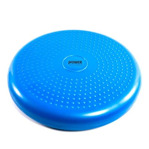 Power Systems Versa Inflated Cushion Disc for Balance Exercise Workout, Blue - 1