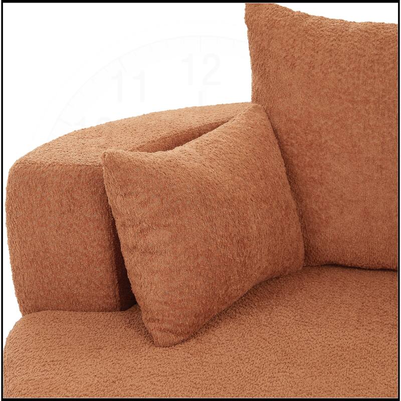 360 Degree Swivel Chair with 3 Removable Pillows