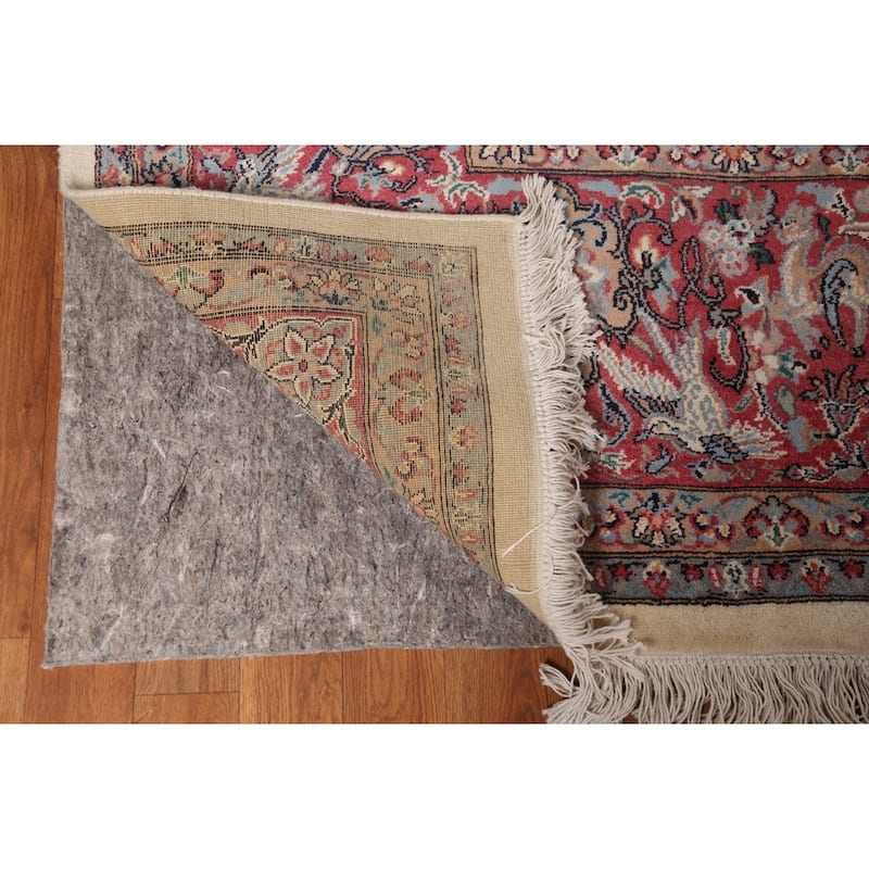 Vegetable Dye Animals Qum Chinese Area Rug Hand-Knotted Wool Carpet - 9'1"x 12'5"