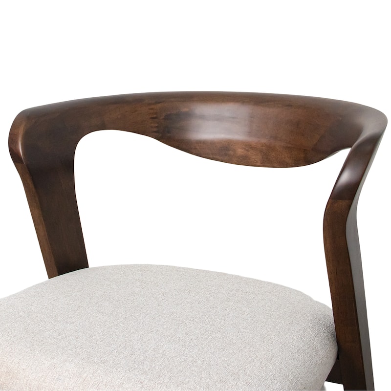 Furniture of America Abigail II Mid-century Modern Handcrafted Solid Hardwood Side Chair (Set of 2)