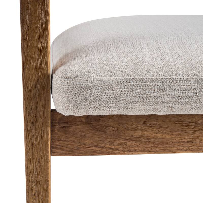 Christopher Knight Home - Harlowe Mid-Century Modern Upholstered Dining Chairs Set of 2 with Solid Ruberwood Legs