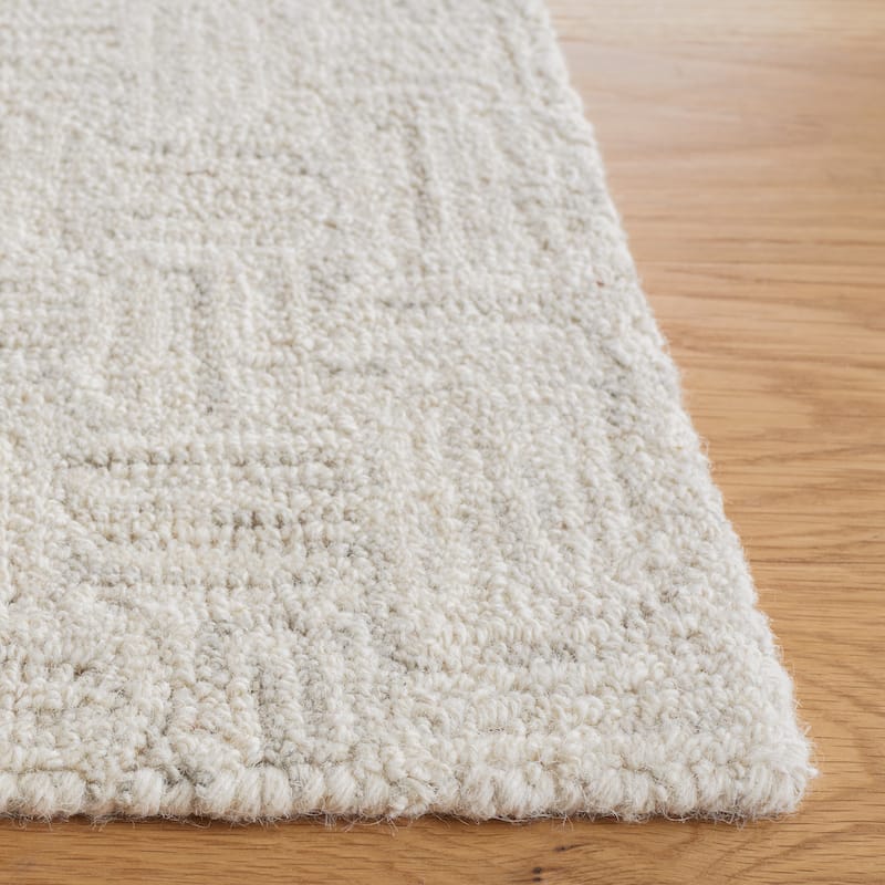 SAFAVIEH Handmade Micro-Loop Courteney Transitional Wool Rug