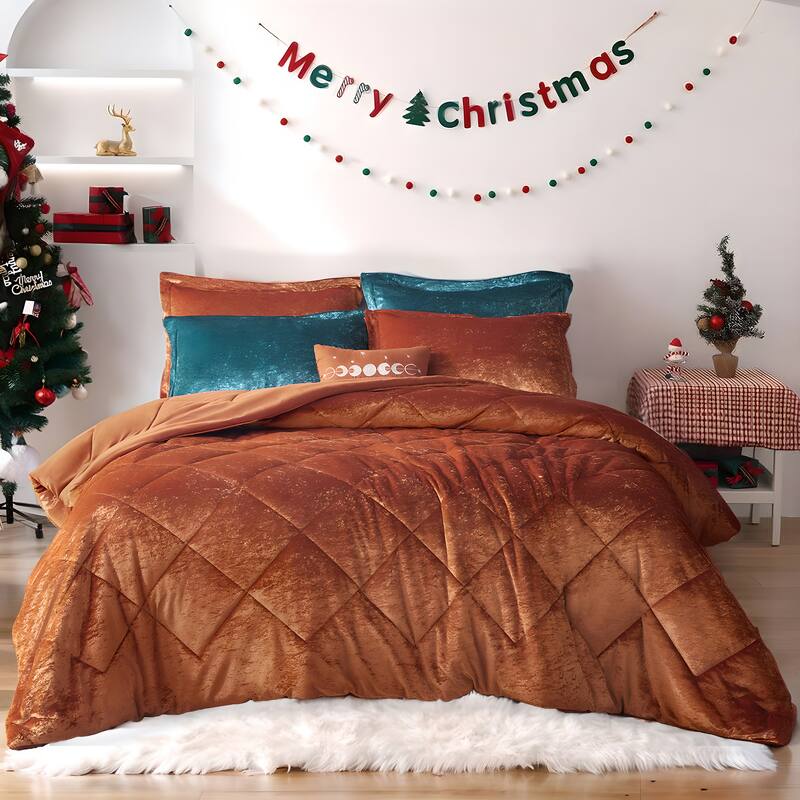Intelligent Design Isabel Velvet Duvet Cover Set (Insert Excluded)