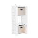 Option White with Taupe Bins