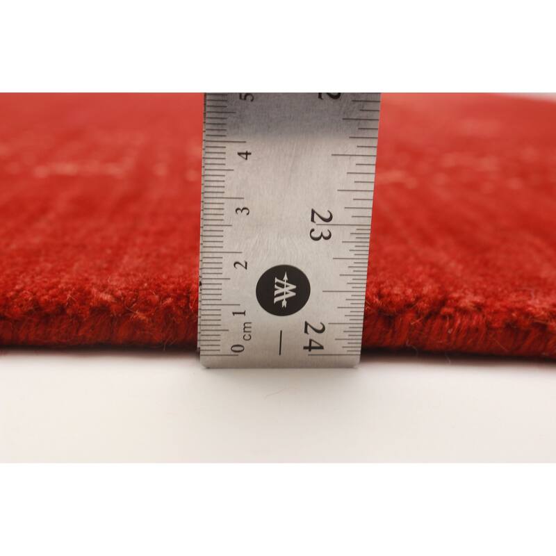 Kashkuli Gabbeh Red Rug 4'5" x 6'4" - 4'5 x 6'4