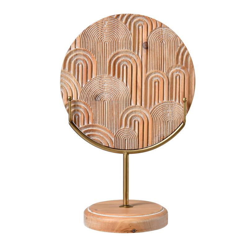 Elk Home Lambert Natural Wood 9.5 Inch Wide Decorative Object