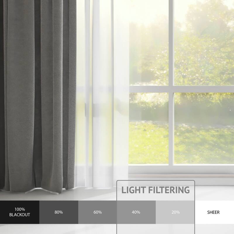 Peri Home Herringbone Curtain Panel Pair