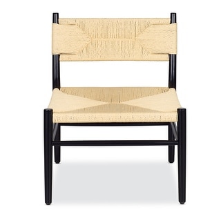 The Curated Nomad  Corden Lounge Chair (Black)