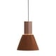 preview thumbnail 1 of 7, Golden Lighting 3133-P8 Faroe 8" Wide Mini Pendant Coffee / Black