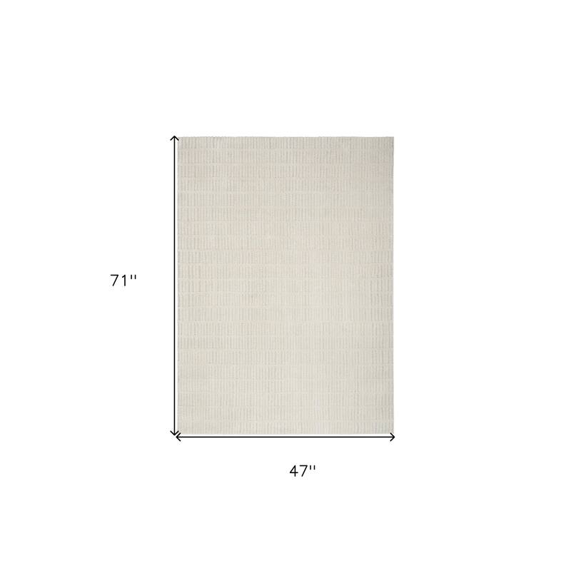 Gaqu Power Loomed Geometric Modern Stain Resistant Area Rug By HomeRoots