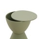 preview thumbnail 55 of 143, Boyd Round Side Table with Ribbed Design Base - Accent Hourglass End Table with Removable Lid for Living Room & Bedroom