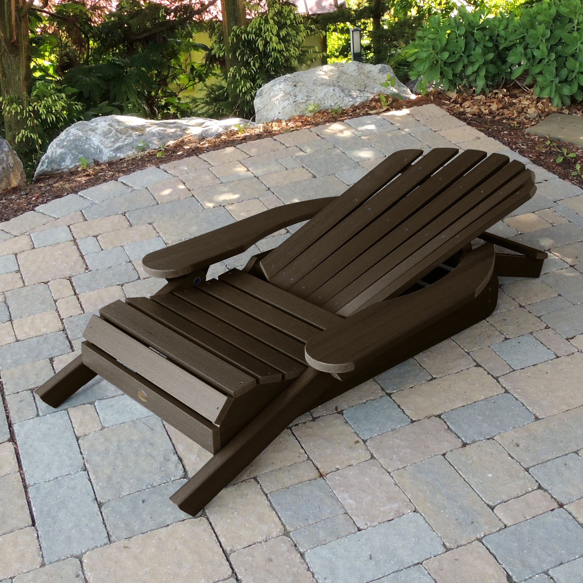 Highwood Hamilton Reclining Adirondack Chairs Set of 2 On