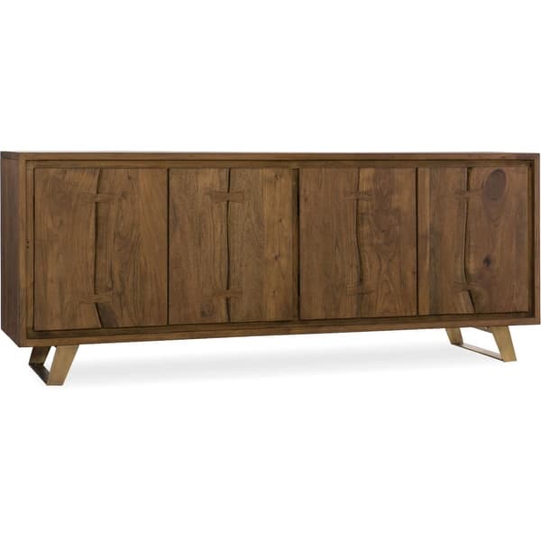 Shop Hooker Furniture 7000 55478 76 Wide Acacia Wood Media
