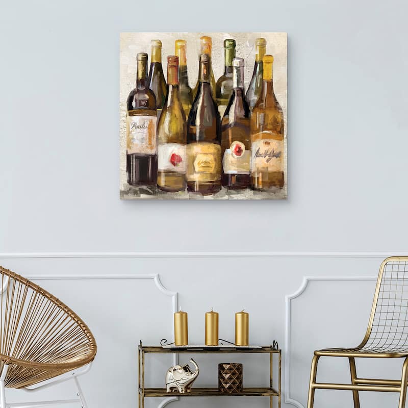 Vinology III by Studio Arts Canvas Art Print