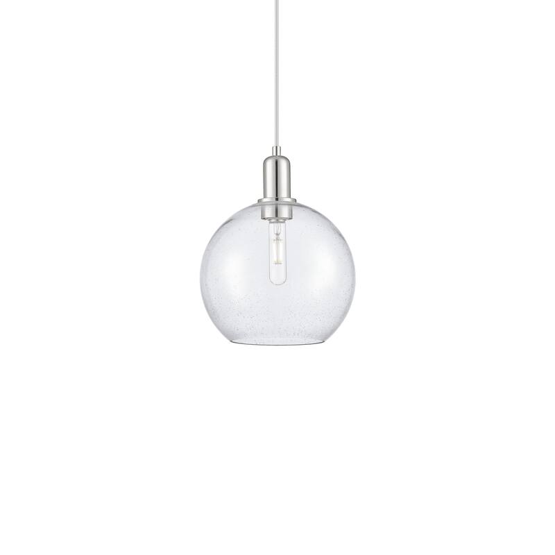 Innovations Lighting 716-1P-13-10 Athens Pendant Athens 10" Wide Mini - Polished Nickel / Seedy