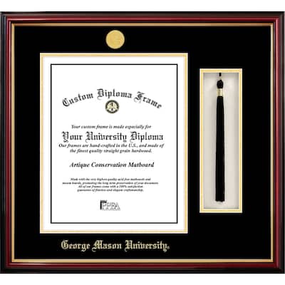 George Mason University 10w x 14h Tassel Box and Diploma Frame