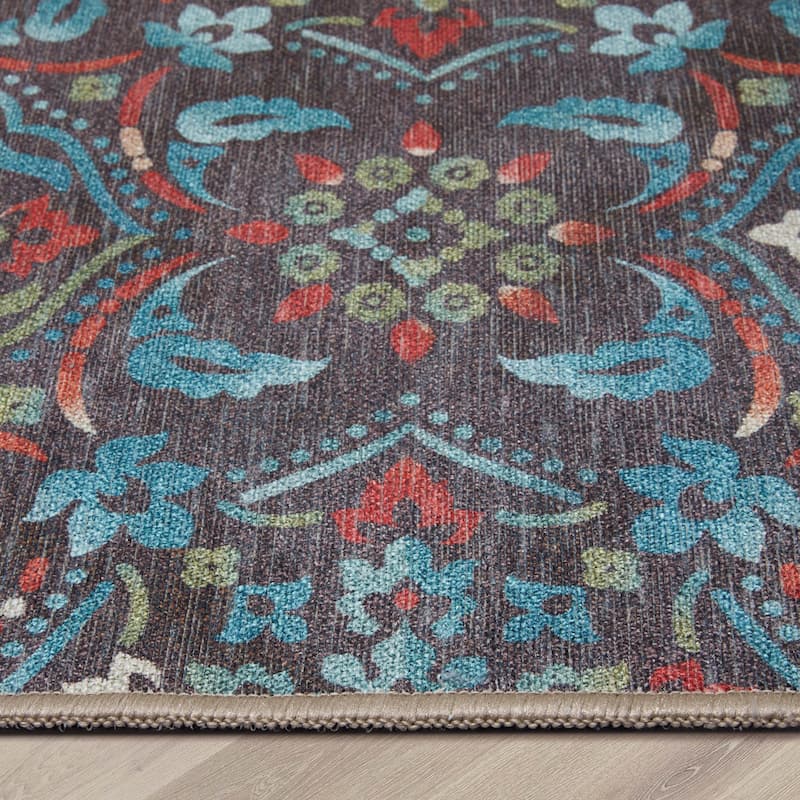 Well Woven Kings Court Florence Tile Multi-Medallion Modern Area Rug