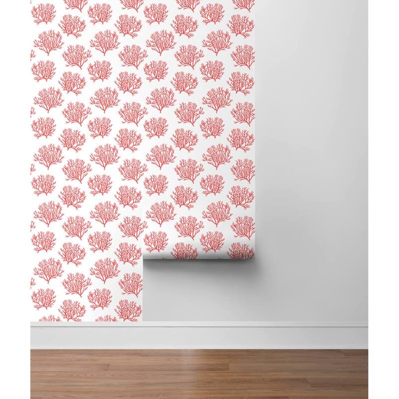 NextWall Coastal Coral Reef Peel and Stick Wallpaper