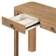preview thumbnail 13 of 11, Curved Corners Console Table Entryway Table with 3 Drawers