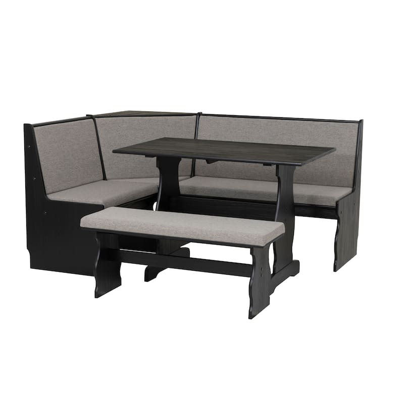 Hannah Breakfast Nook 3-piece Dining Set