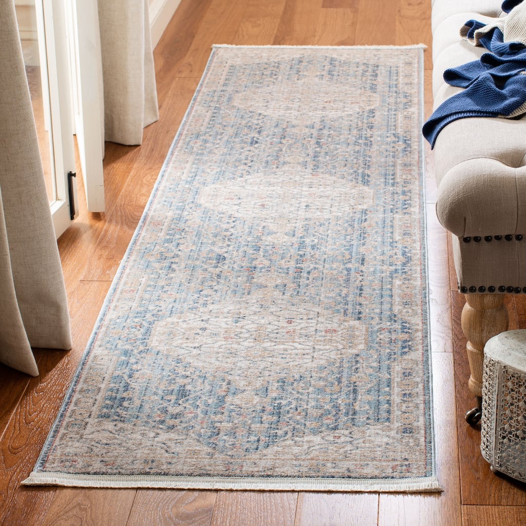 SAFAVIEH Kenitra Jacquelynn Distressed Oriental Polyester Rug