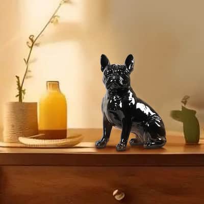 French Bulldog Figurine - 9.75" - Black
