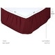 preview thumbnail 8 of 7, Primitive Bedding VHC Solid Color Bed Skirts Gathered Cotton