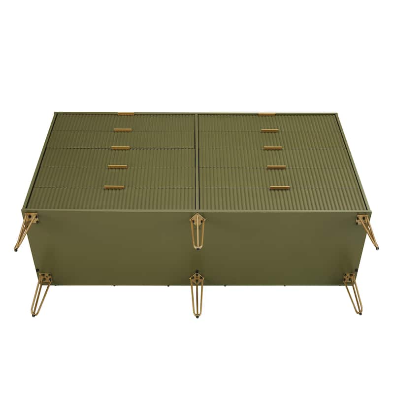 Manhattan Comfort Dumbo Modern 10-Drawer Double Tall Dresser
