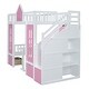 preview thumbnail 5 of 18, Twin over Twin Bunk Bed With Changeable Table,Conversation Desk