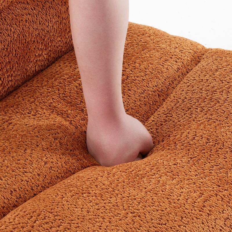 Upholstered Accent Sofa, Modern Armchair with Soft Cushioned Seat, Stylish Sofa for Living Room, Bedroom, or Office