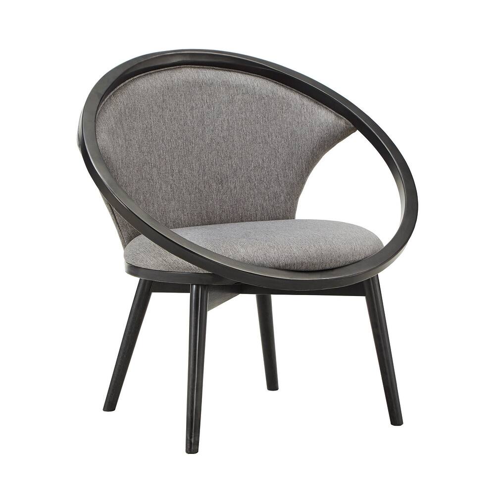 Emilien 32" Wide Fabric Upholstered Accent Barrel Chair by iNSPIRE Q Modern