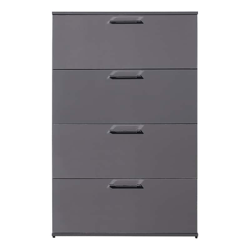 Bliss Glossy Four-Drawer Jumbo Chest