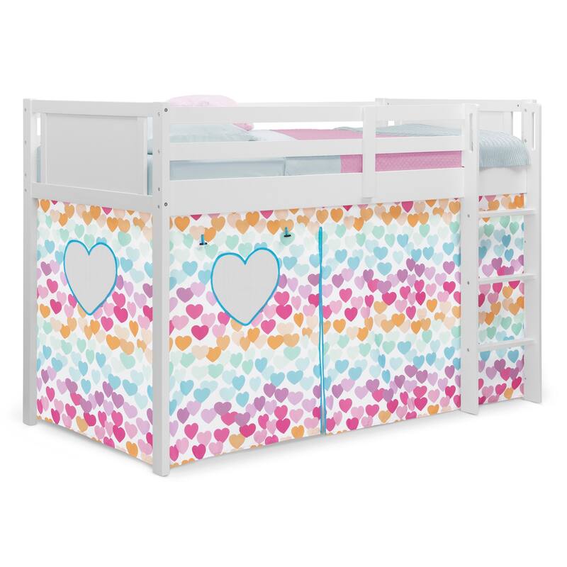 Loft Bed Tent - Curtain Set For Twin Loft Bed (Bed Sold Separately)