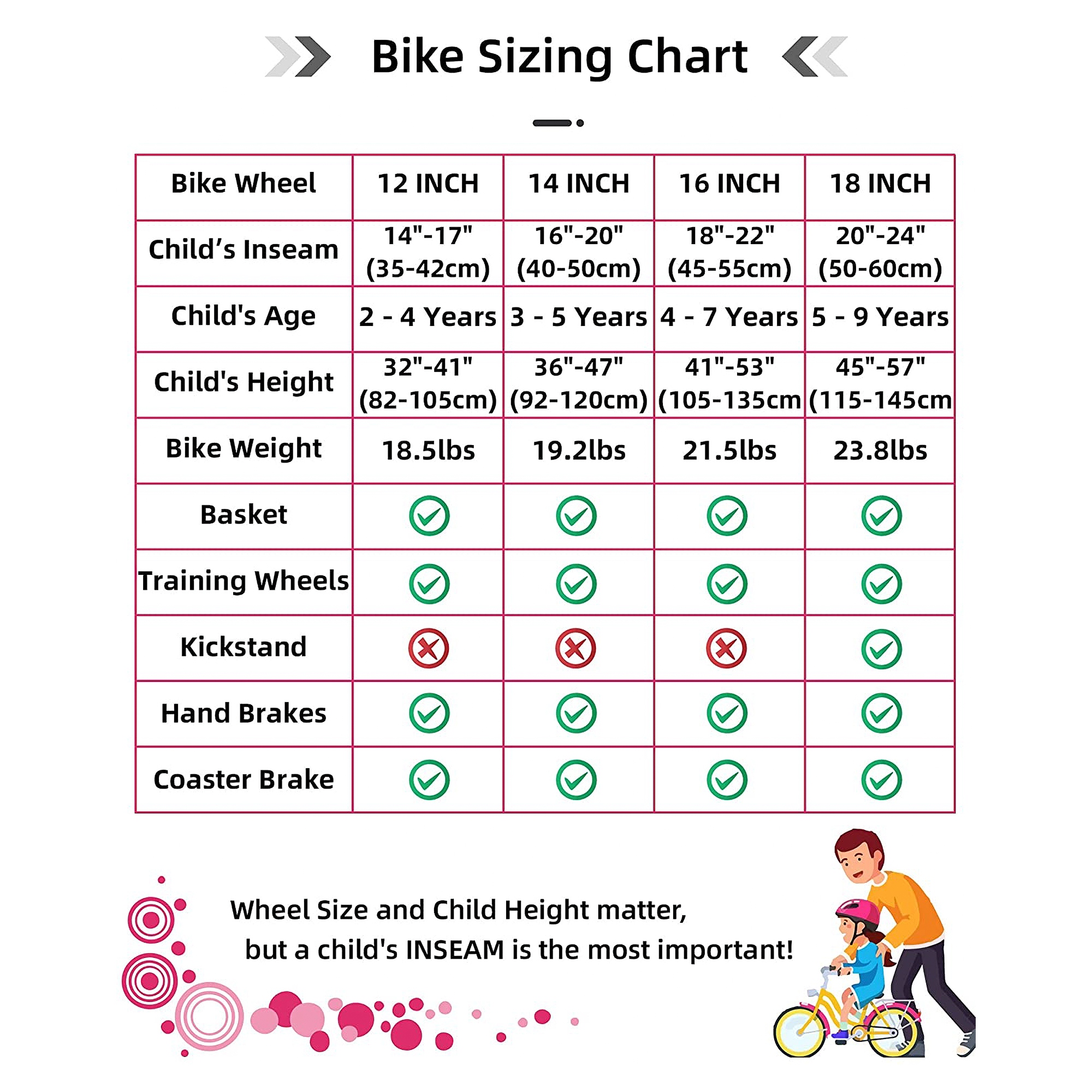 Bike size for 120cm girl cheap