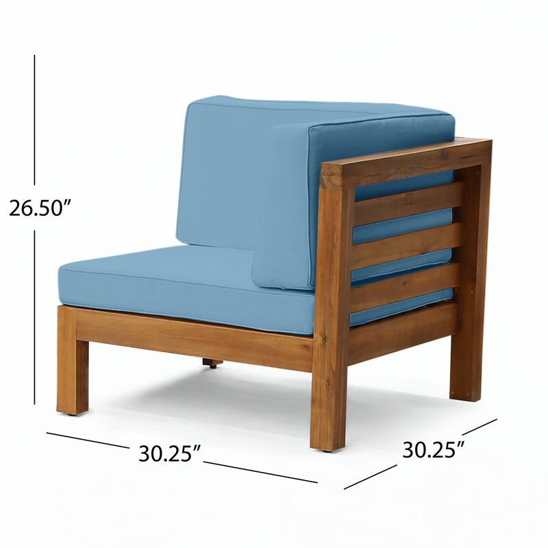Outdoor 3PC LOVE SEAT SET WITH COFFEE TABLE, BLUE