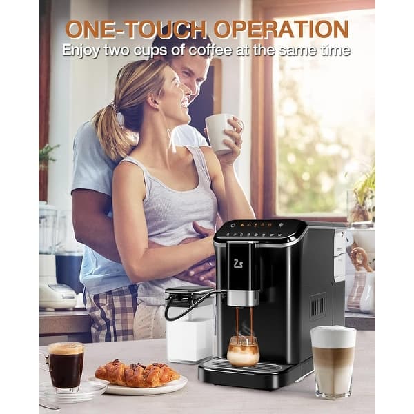 Fully Automatic Espresso Machine, 20 Bar with Automatic Milk